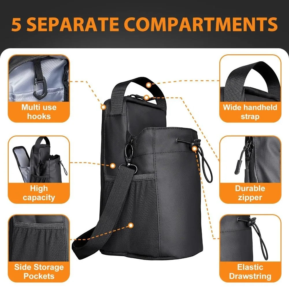 BOLSO PORTABOTELLAS MAGNÉTICO